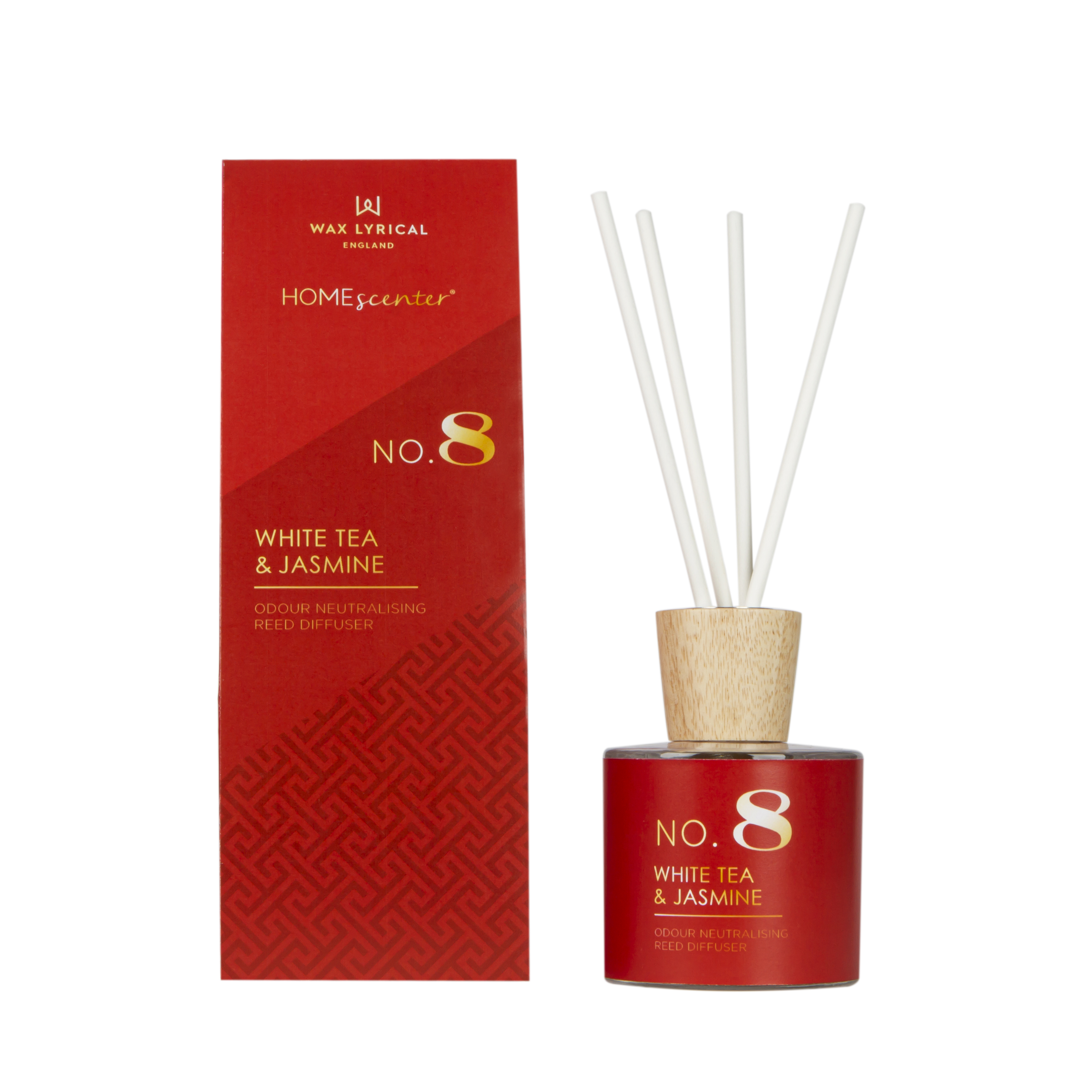 HomeScenter No. 8 White Tea and Jasmine Reed Diffuser image number null